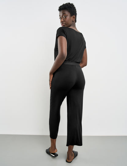 Slip-On Trousers With Stretch For Comfort