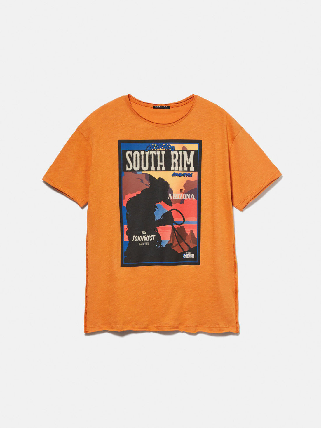 Slub T-Shirt With Print