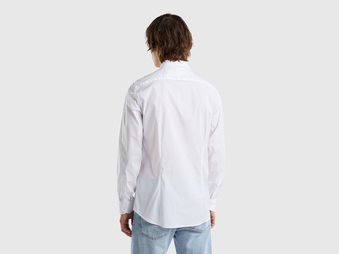 Solid Color Slim Fit Shirt - 02