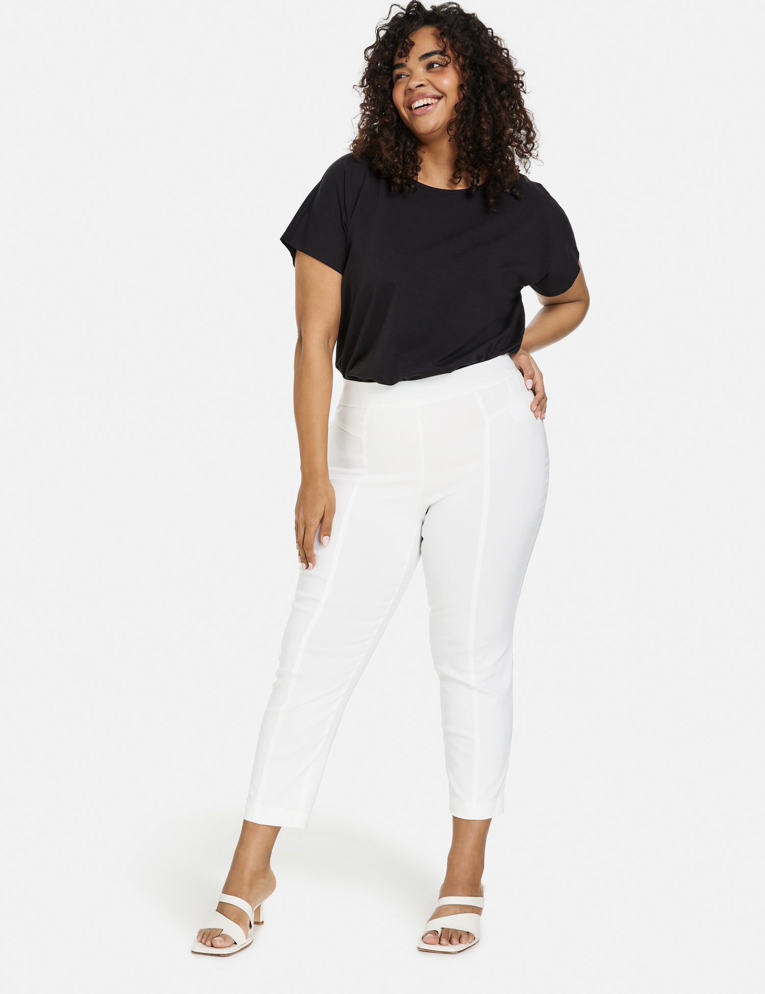 Stretchy 3/4-Length Trousers, Lucy