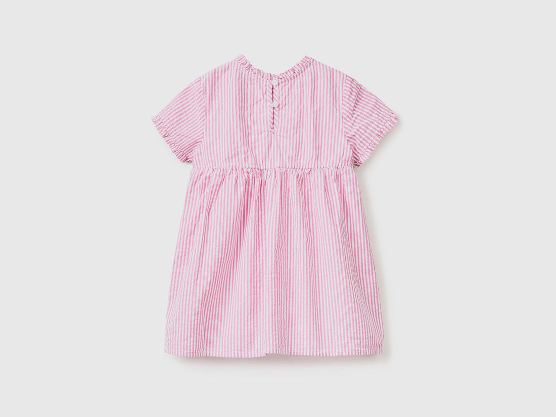 Striped Dress With Ruffles - 02