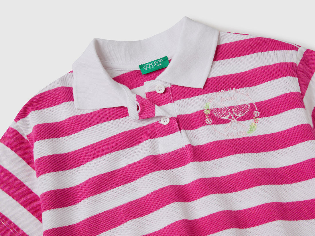 Striped Polo Shirt With Crest - 02