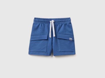 Sweat Knitted Shorts With Pockets