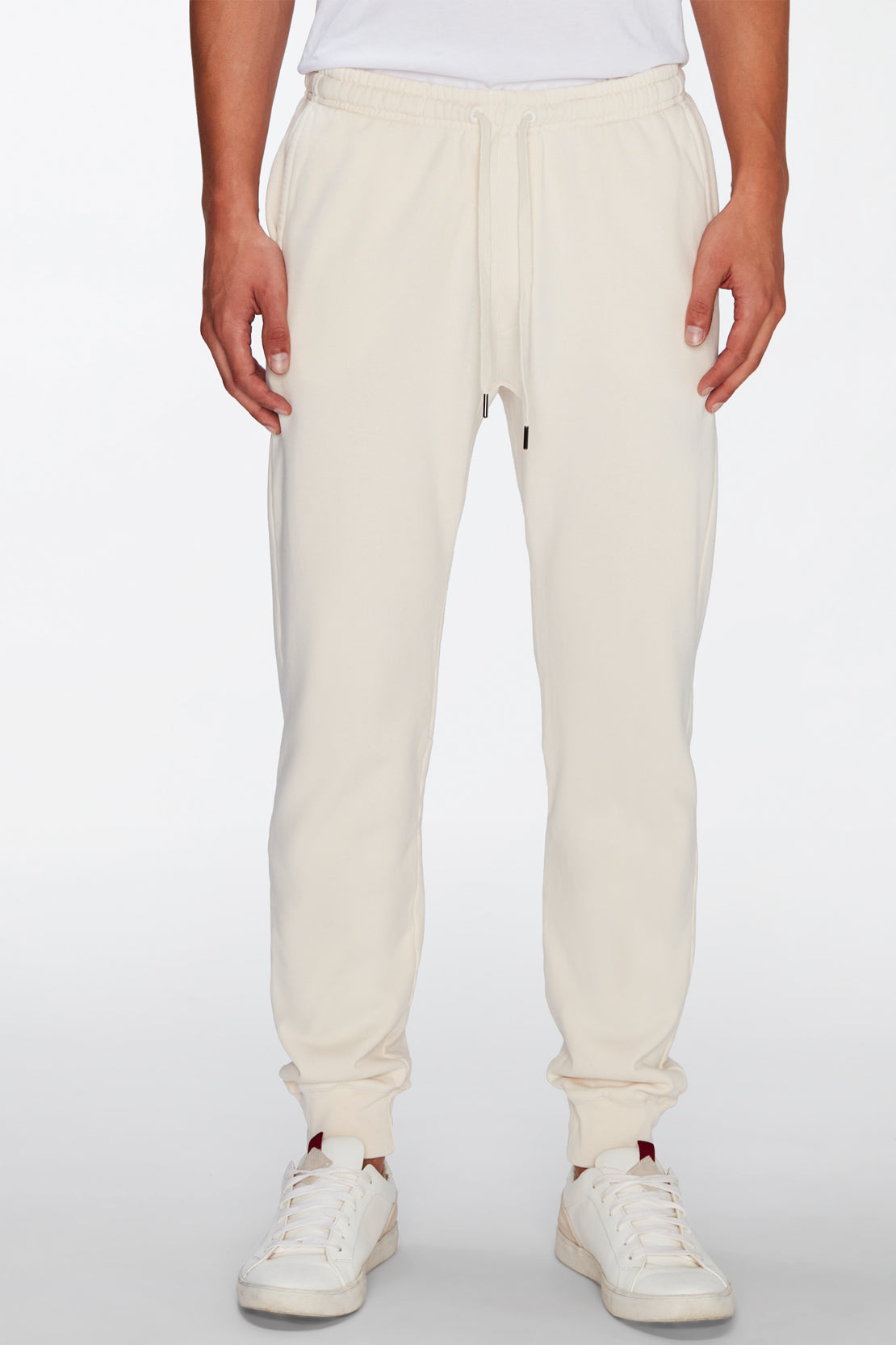 Sweatpants Mineral Dye Ecru - BEVAVA