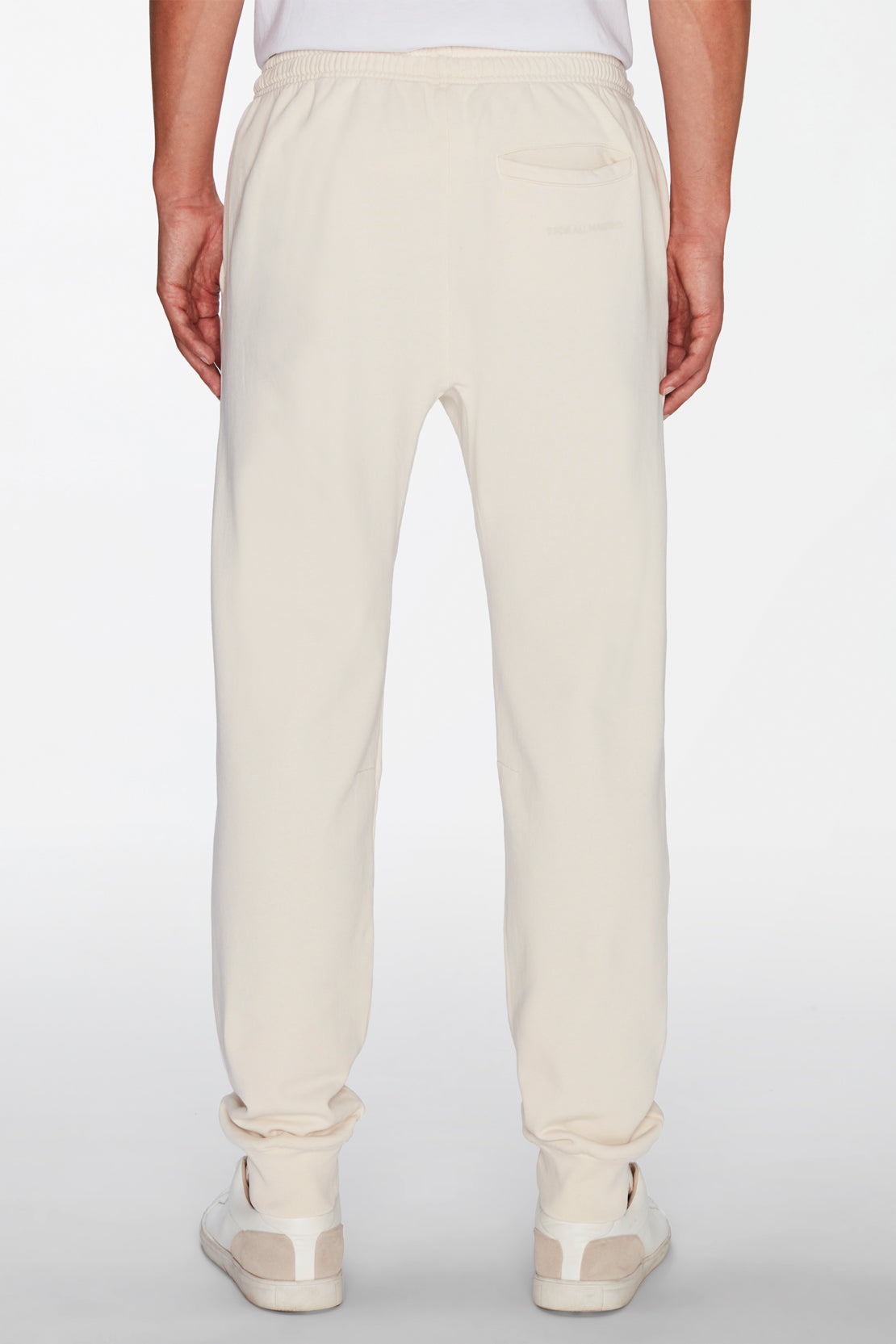 Sweatpants Mineral Dye Ecru - BEVAVA