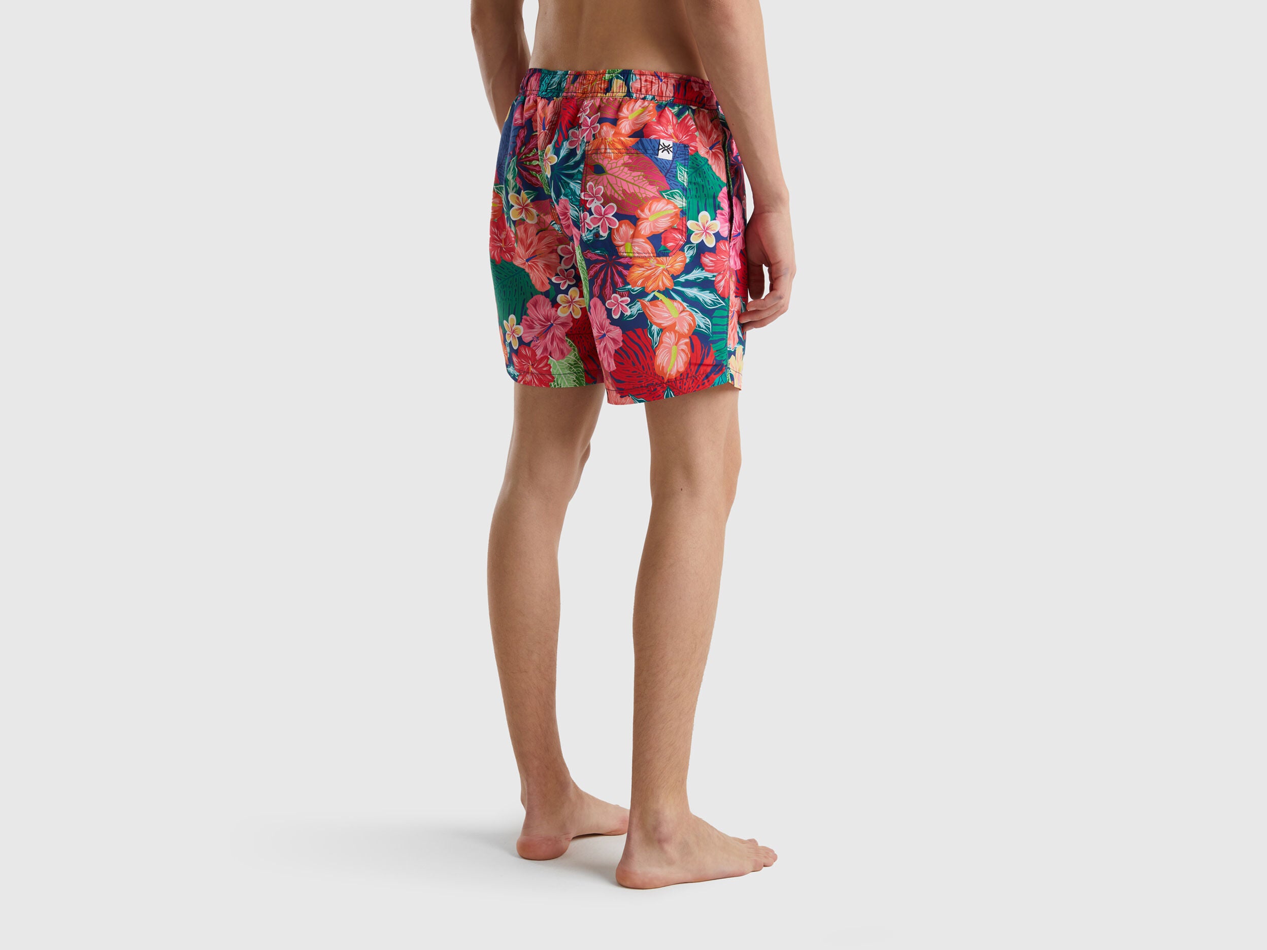 Swim Trunks With Floral Print