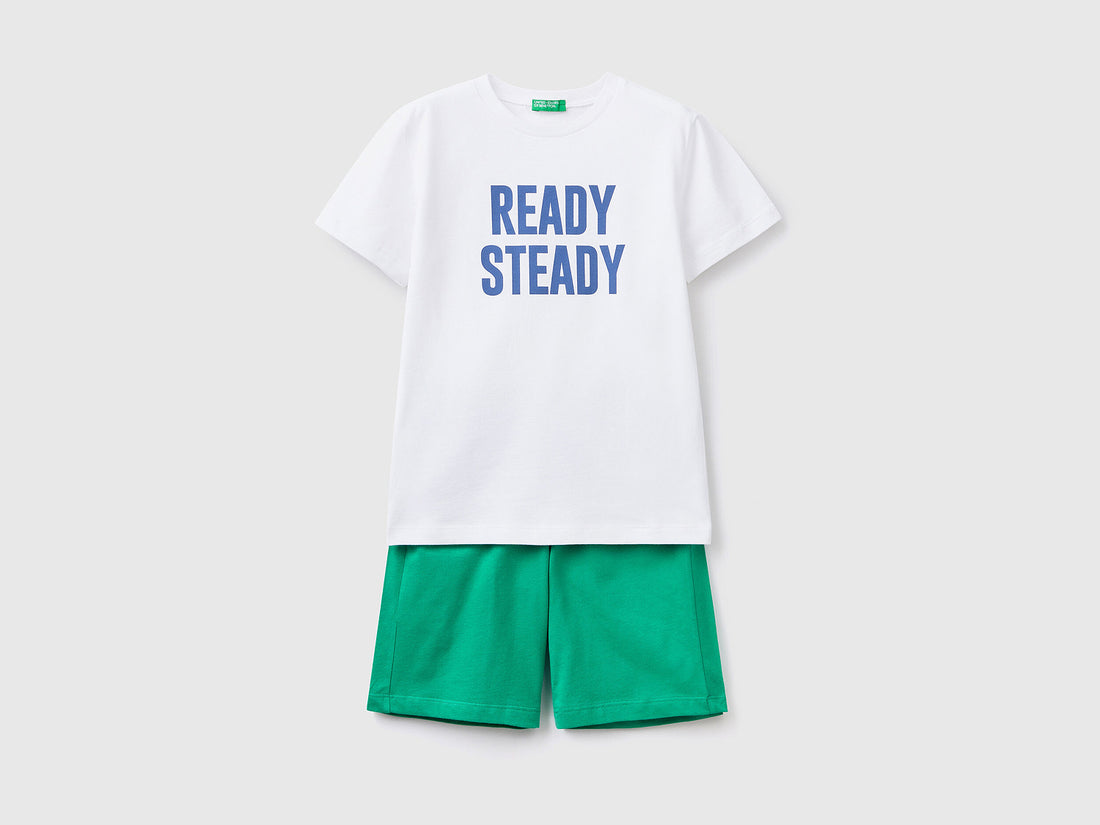 T-Shirt And Bermudas Set