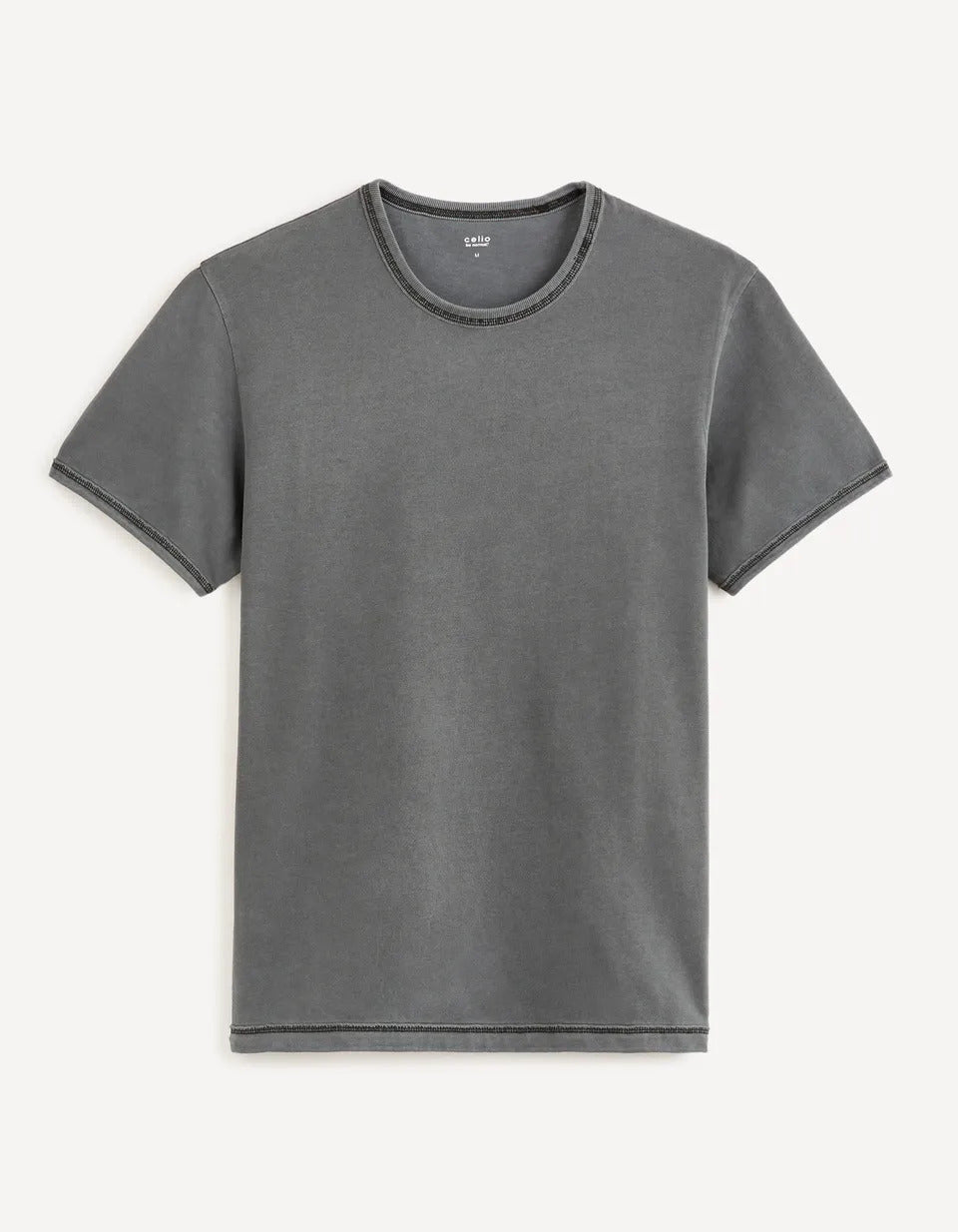 T-Shirt Col Rond 100% Coton - Anthracite

 - 03