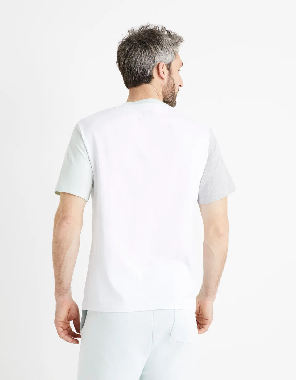 T-Shirt Col Rond 100% Coton - Vert - 03