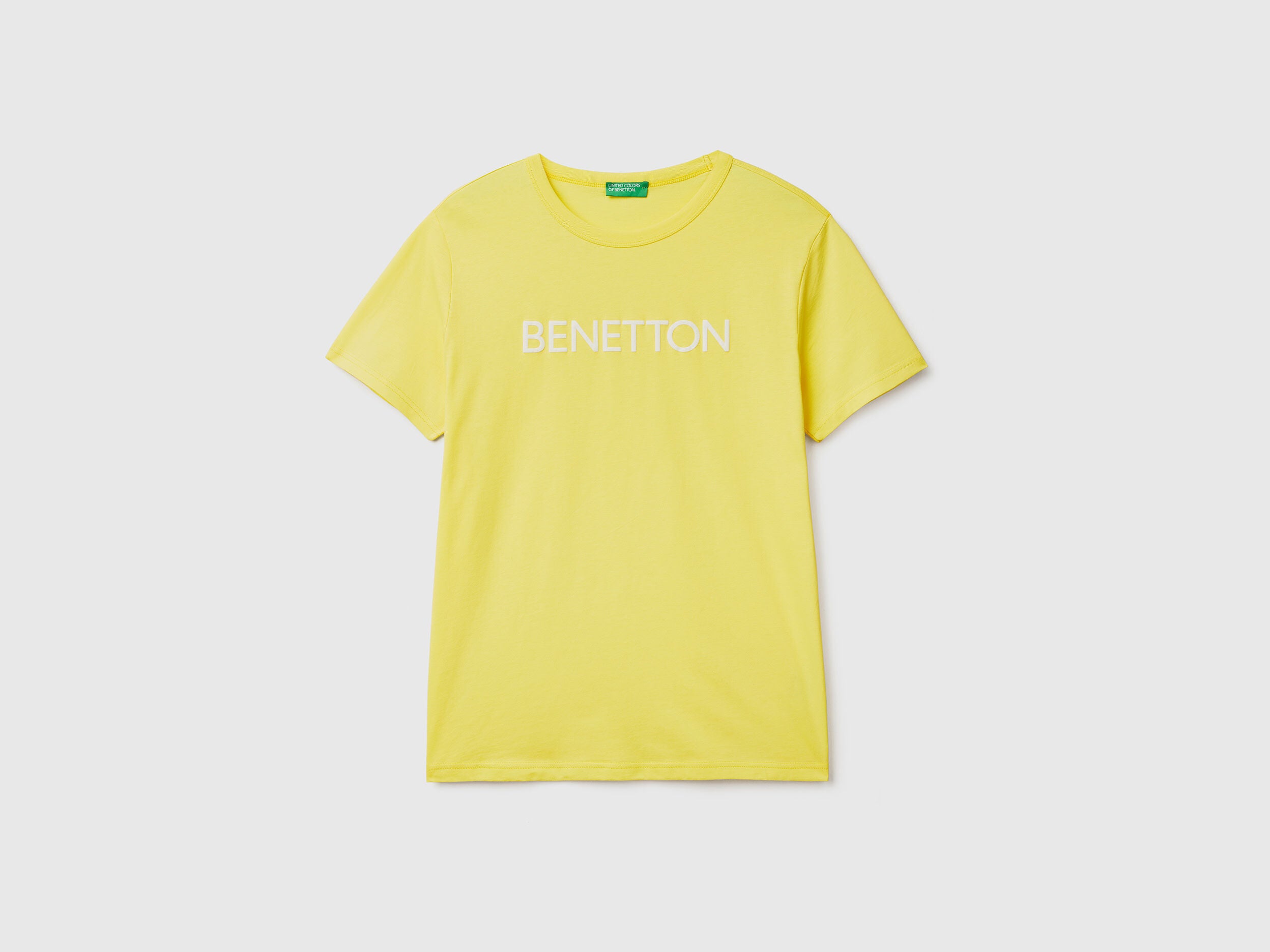 T-Shirt In Organic Cotton With Logo Print