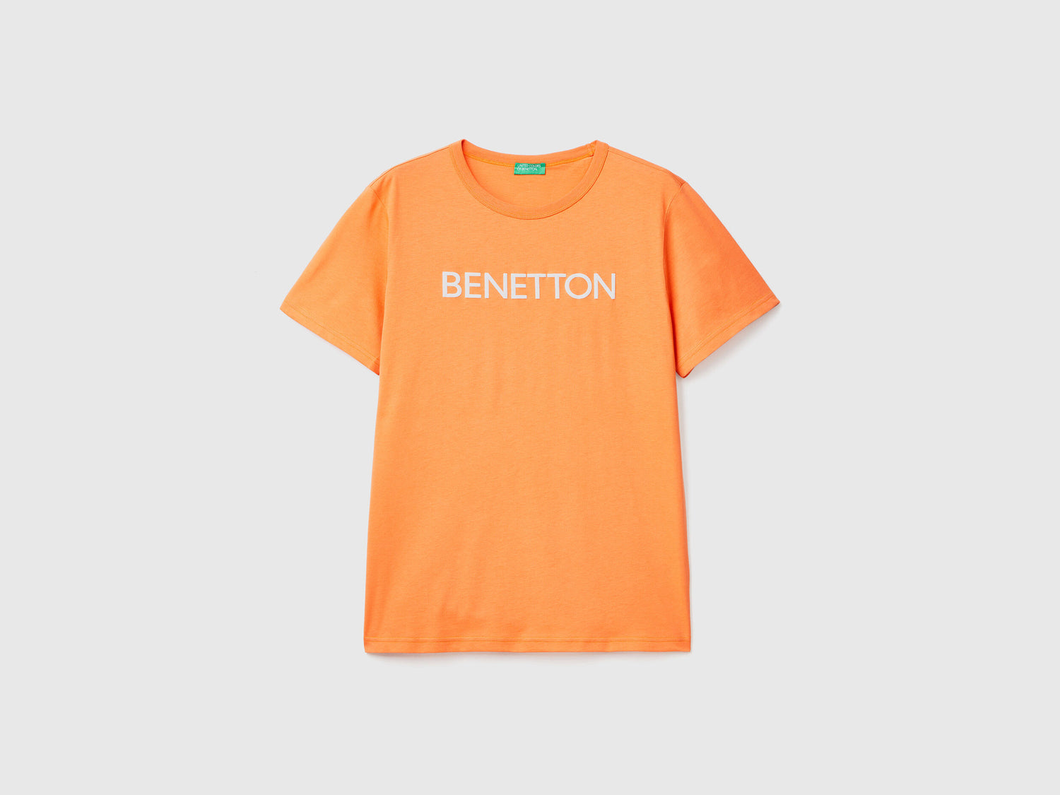T-Shirt In Organic Cotton With Logo Print