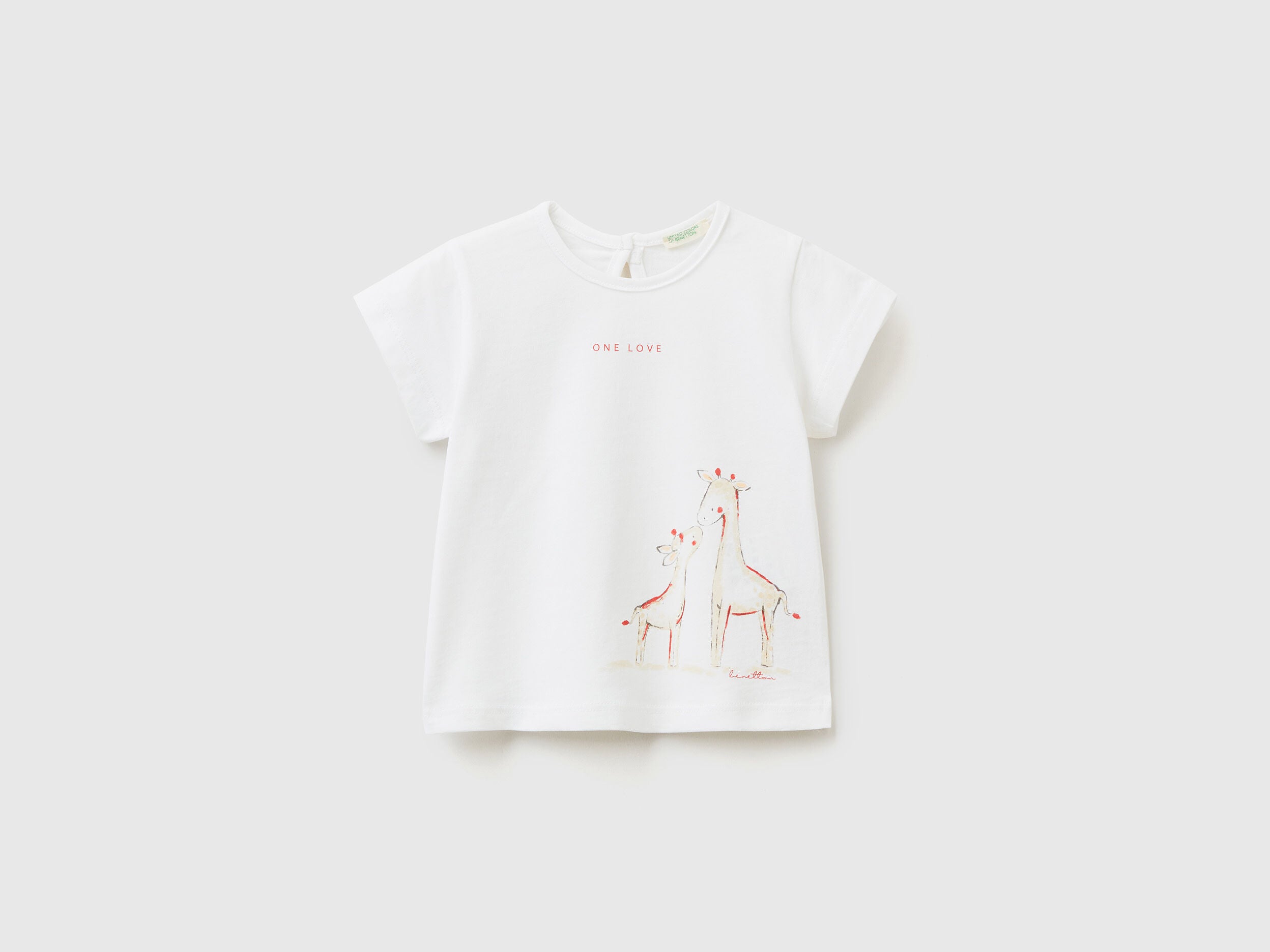 T-Shirt In Organic Cotton With Print