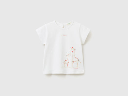 T-Shirt In Organic Cotton With Print