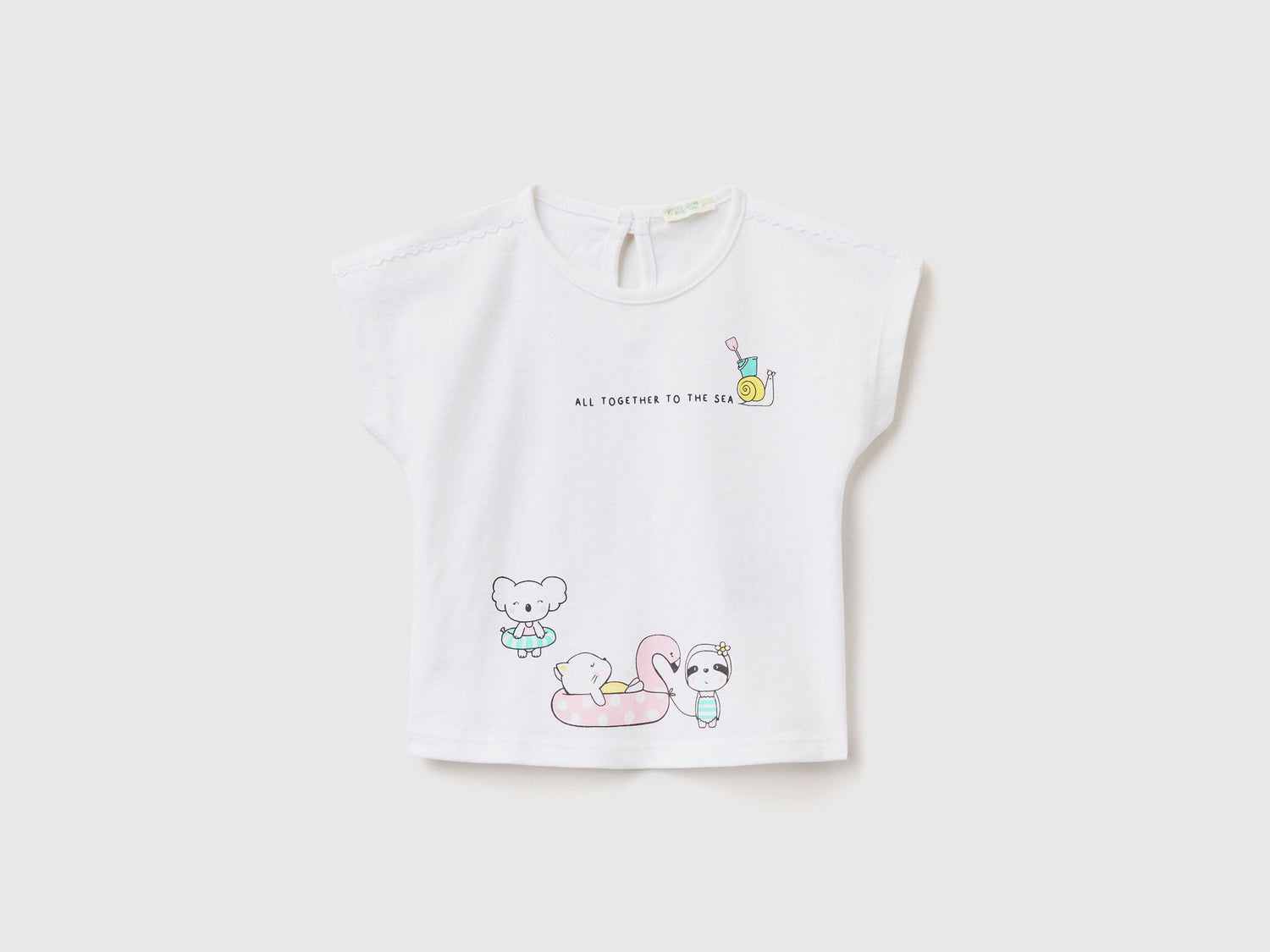 T-Shirt In Organic Cotton With Print