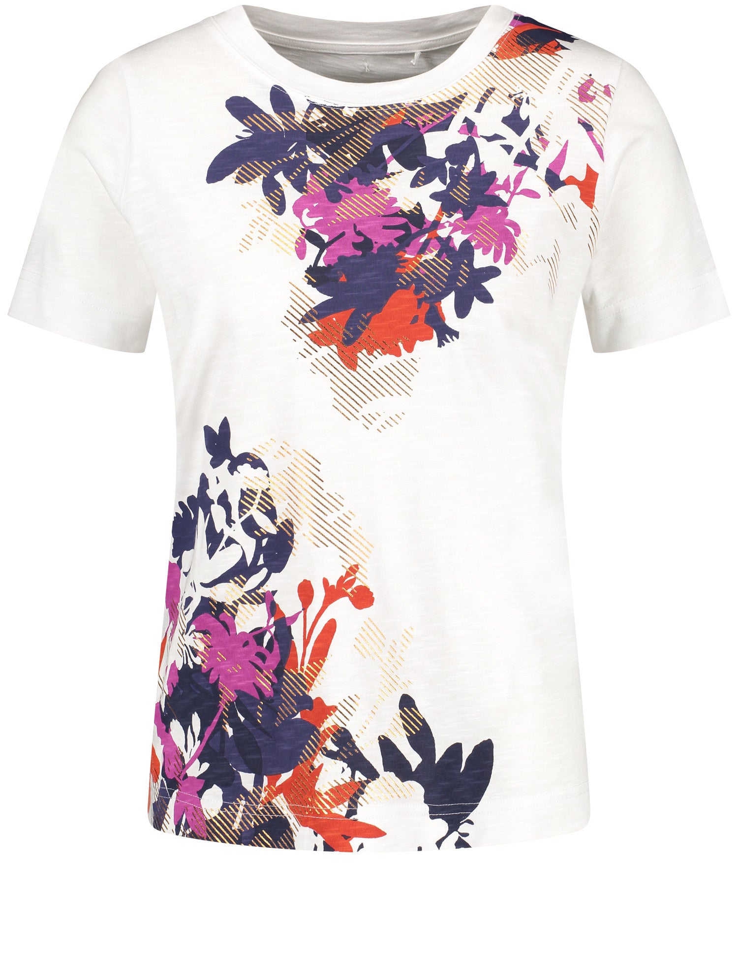 T-Shirt With A Floral Print