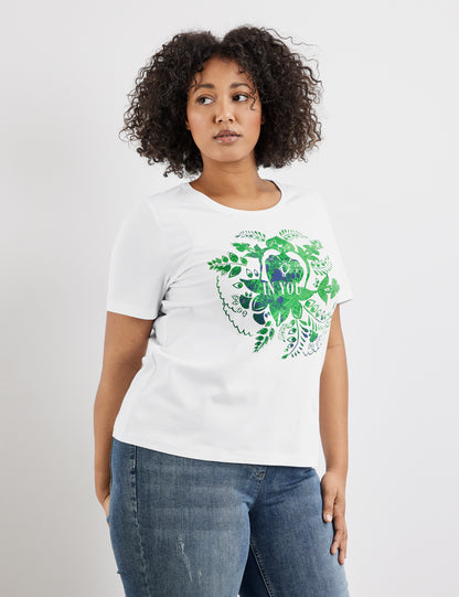 T-Shirt With A Front Print