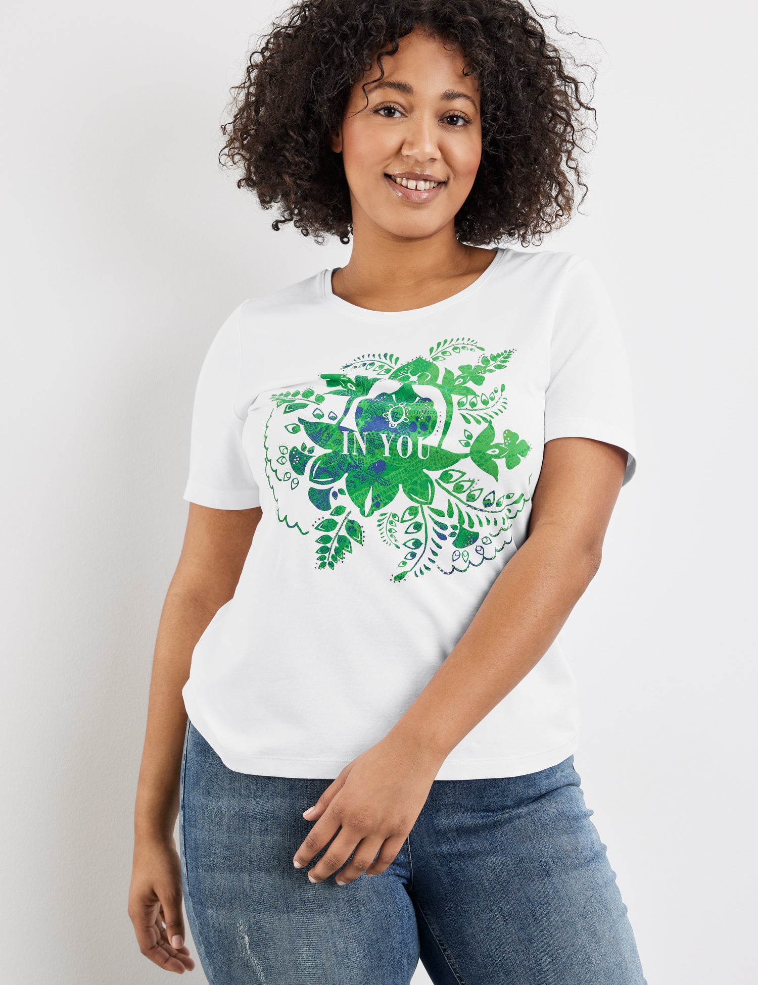 T-Shirt With A Front Print