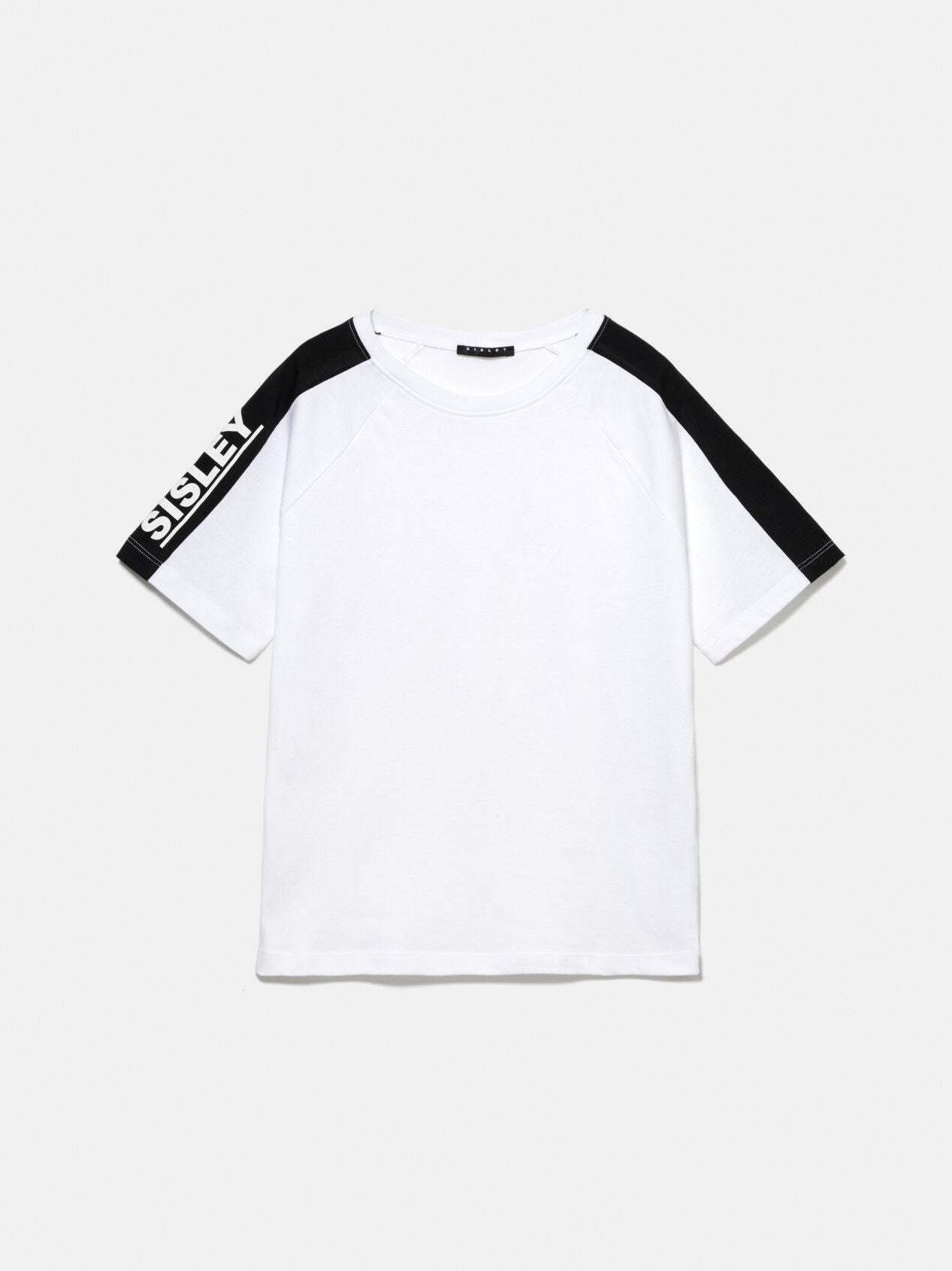 T-Shirt With Bands And Logo - 01