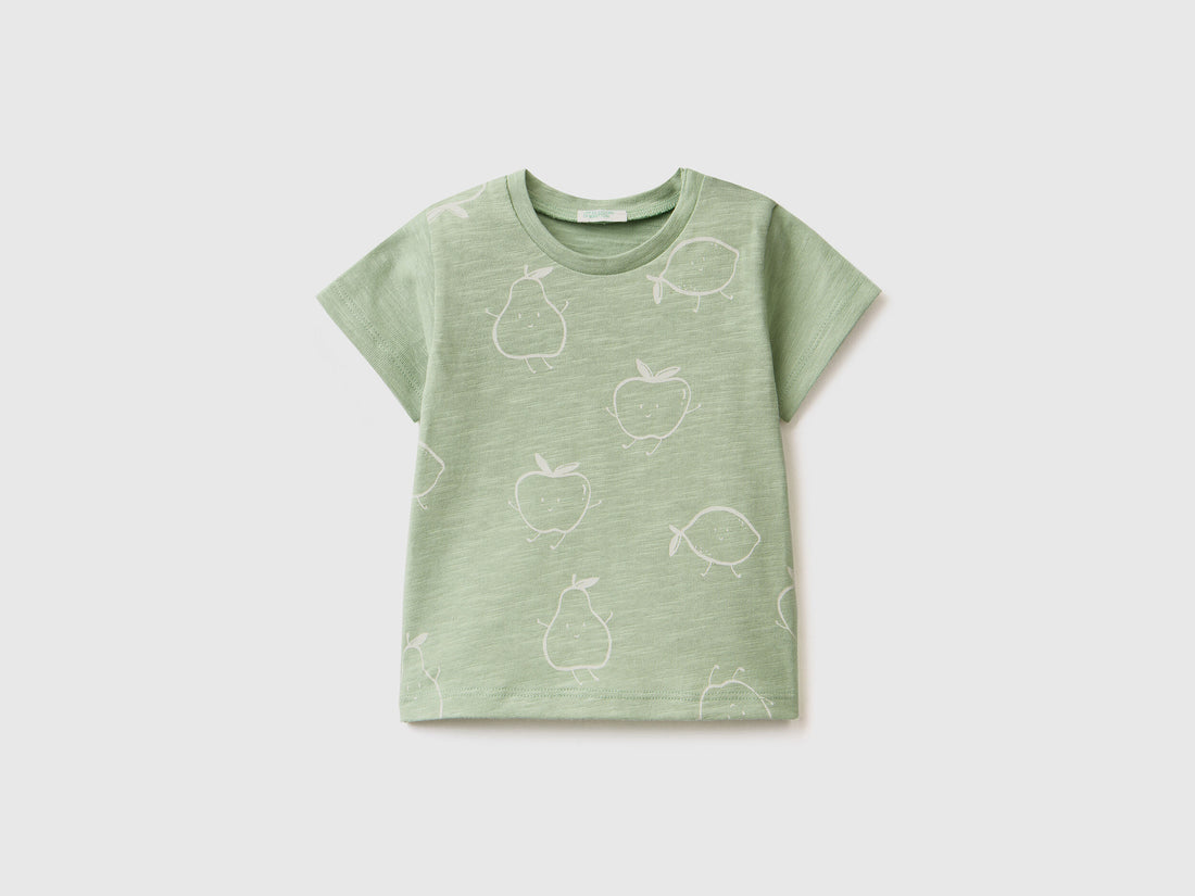 T-Shirt With Fruit Print - 01