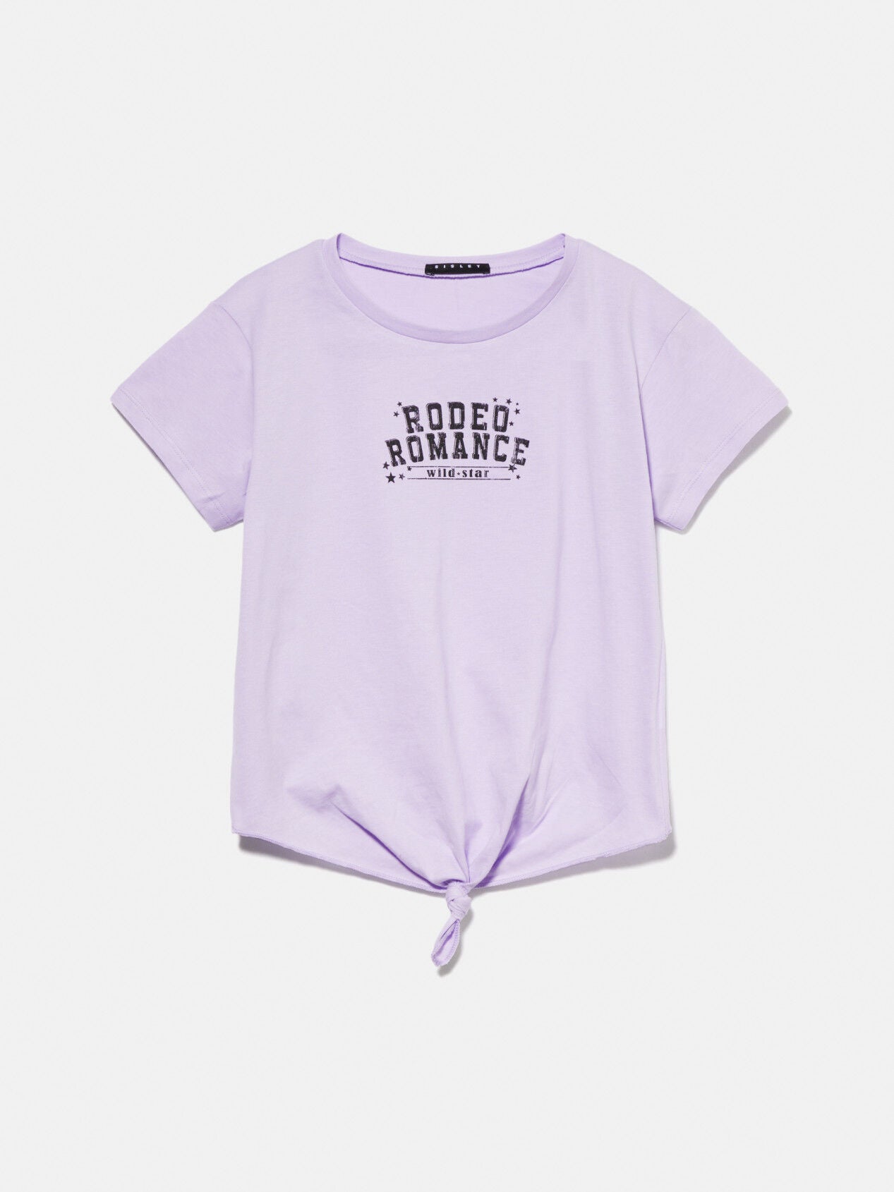 T-Shirt With Knot And Print