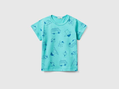 T-Shirt With Patterned Print - 01