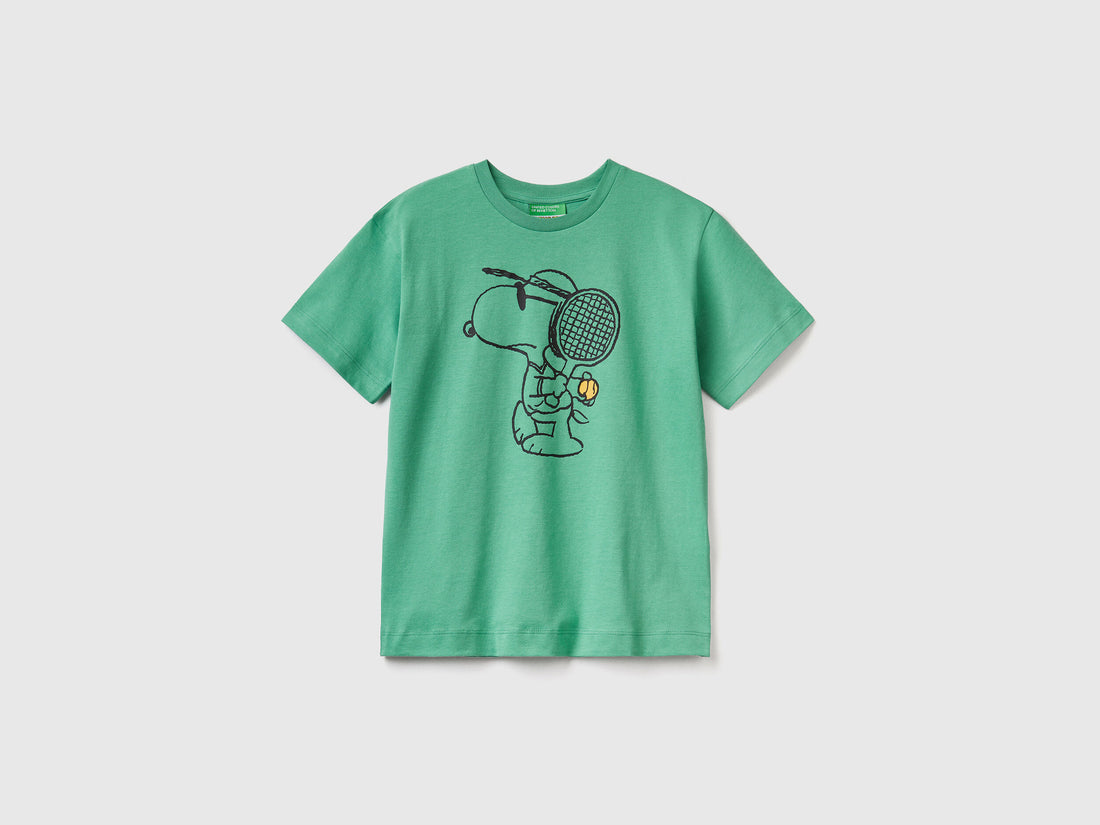 T-Shirt With Peanuts Print