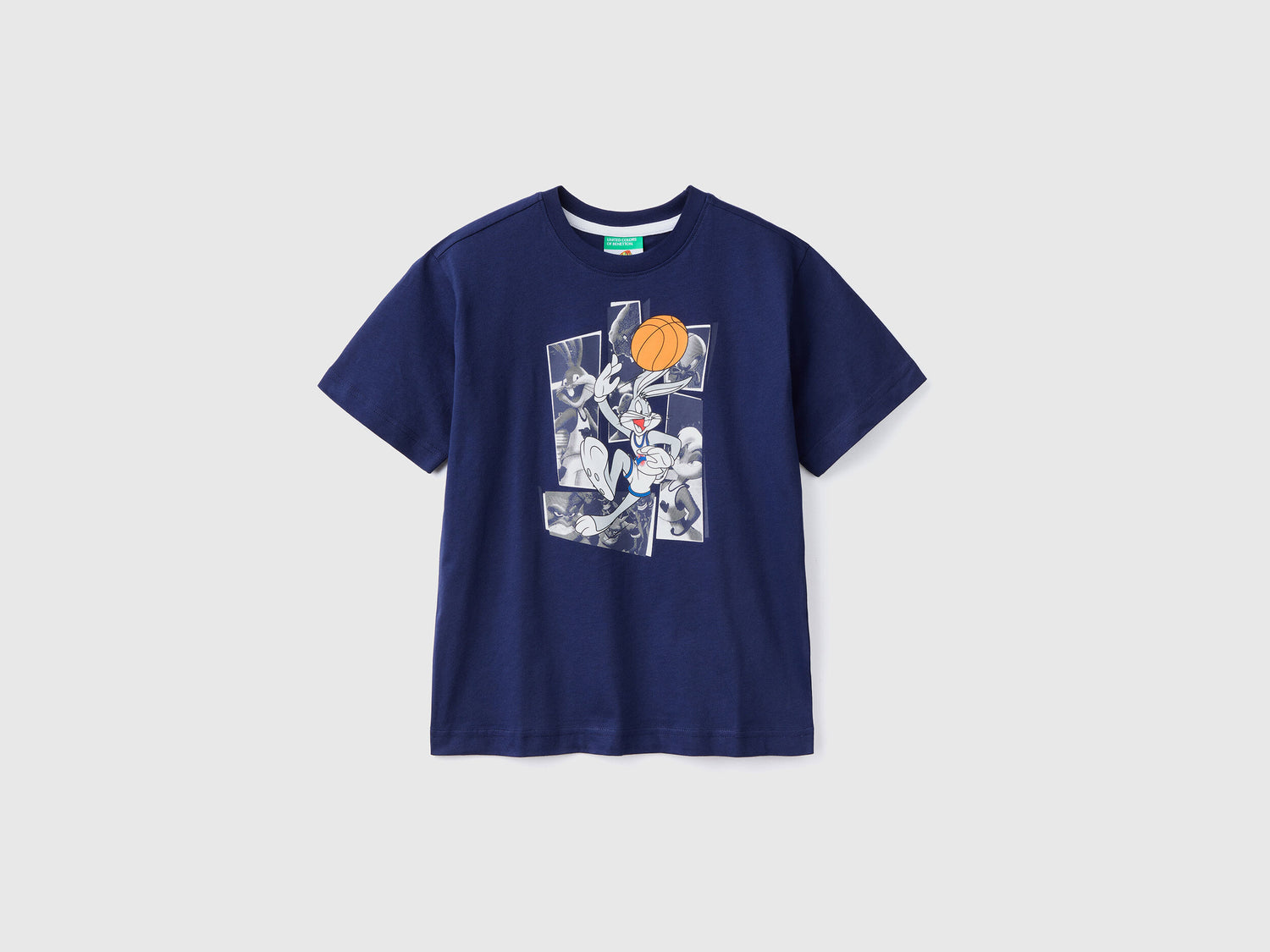 T-Shirt With Space Jam Photo Print - 01