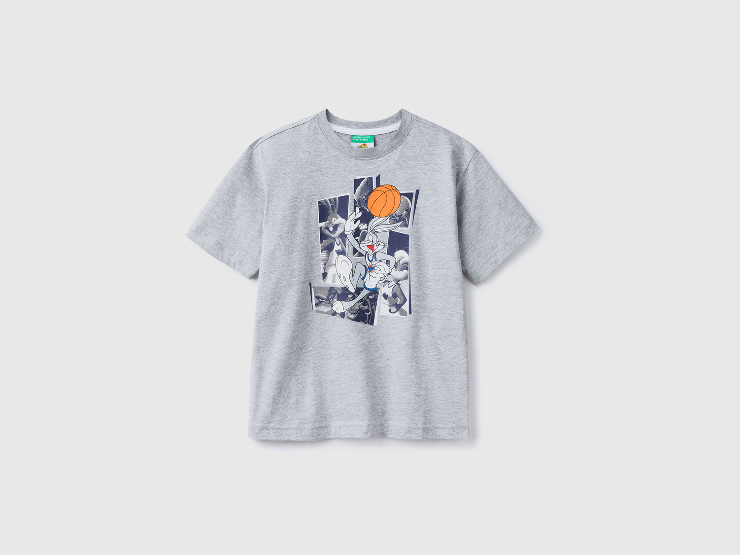 T-Shirt With Space Jam Photo Print - 01