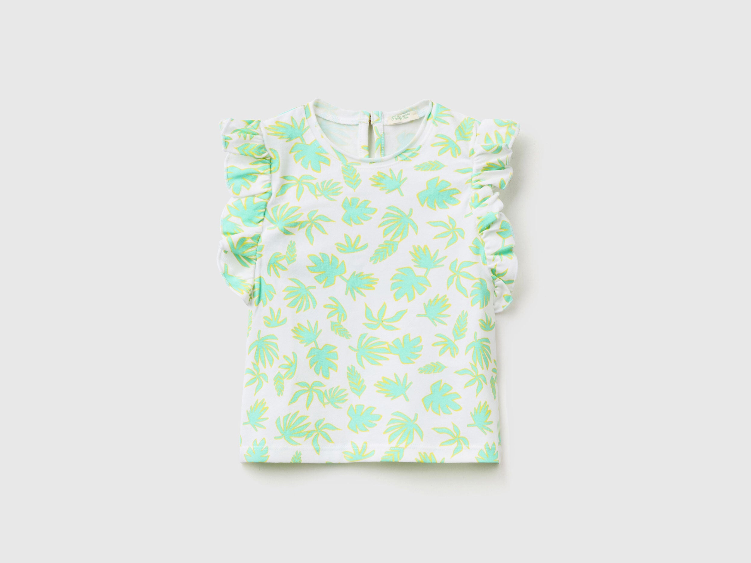 T-Shirt With Tropical Print