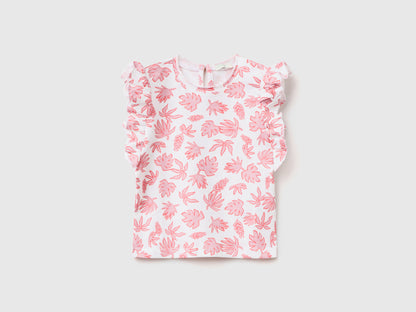 T-Shirt With Tropical Print