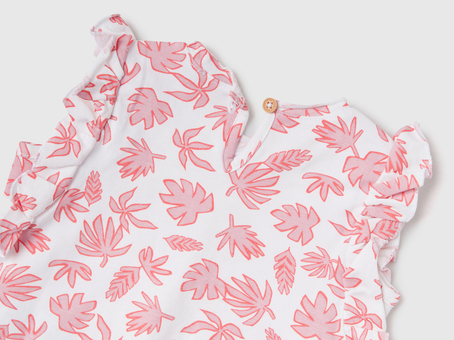 T-Shirt With Tropical Print