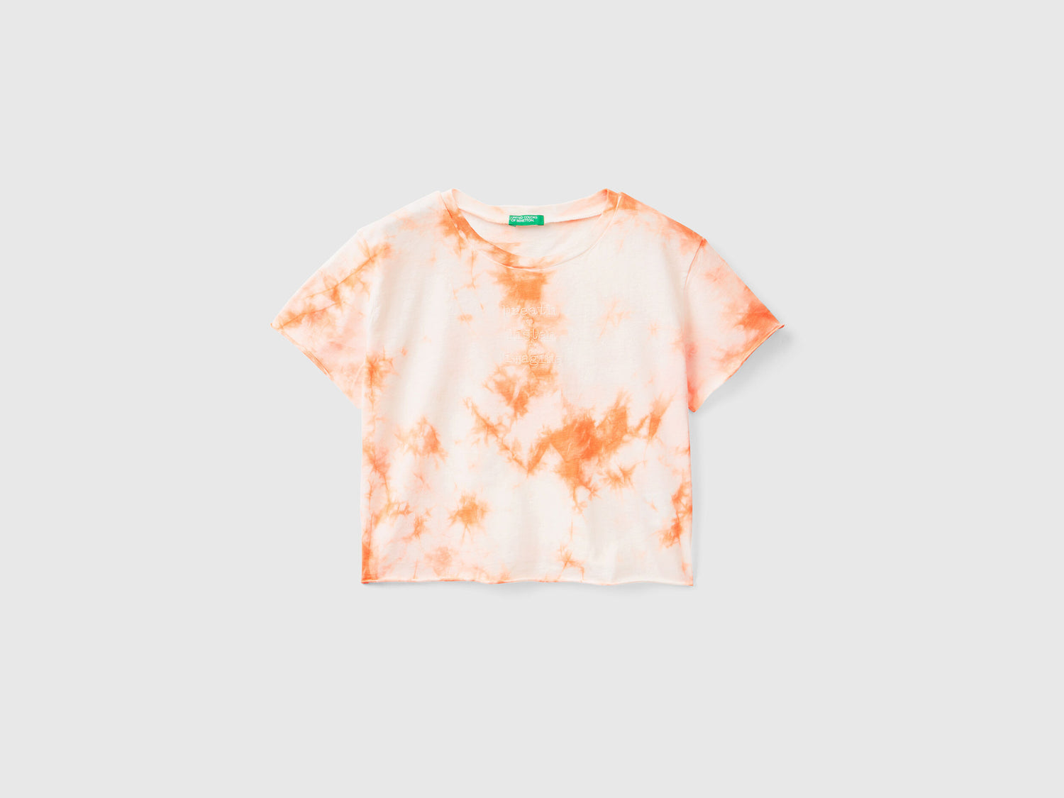 Tie-Dye T-Shirt With Embroidery - 01