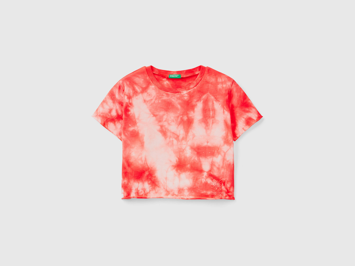 Tie-Dye T-Shirt With Embroidery - 01