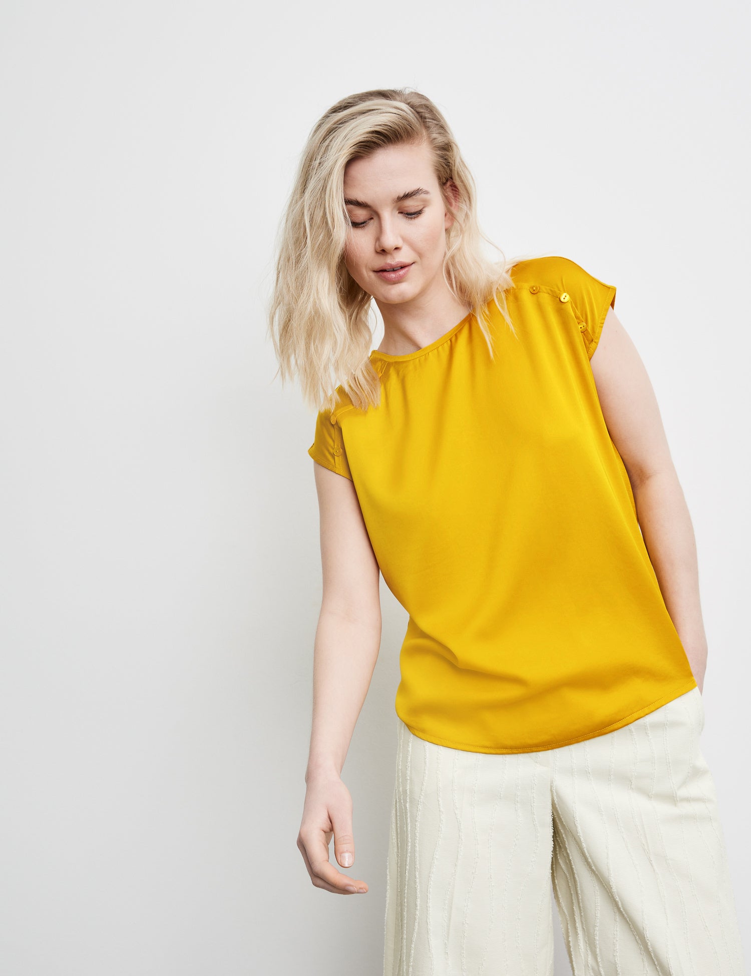 Top With A Satin Front