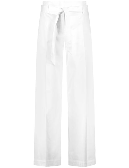 Trousers With A Tie-Around Belt