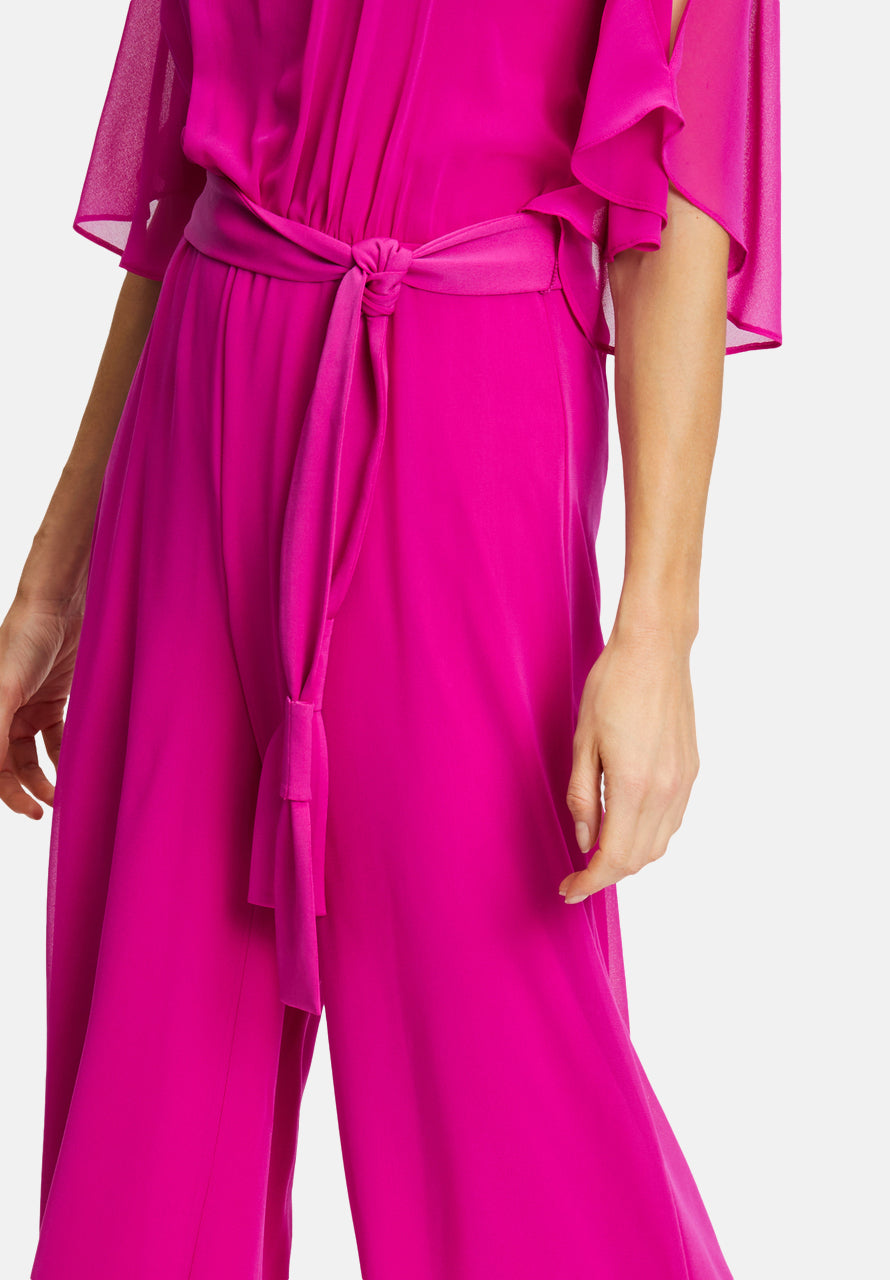Vera Mont Jumpsuit With Tie Belt