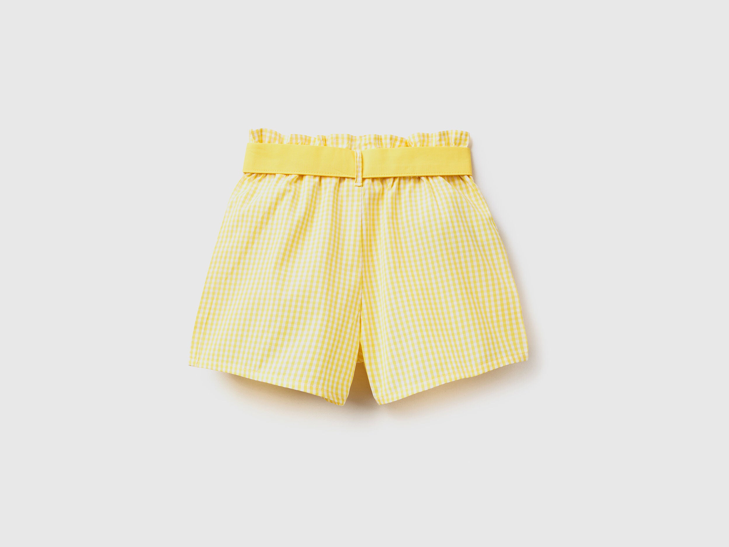 Vichy Bermudas With Belt