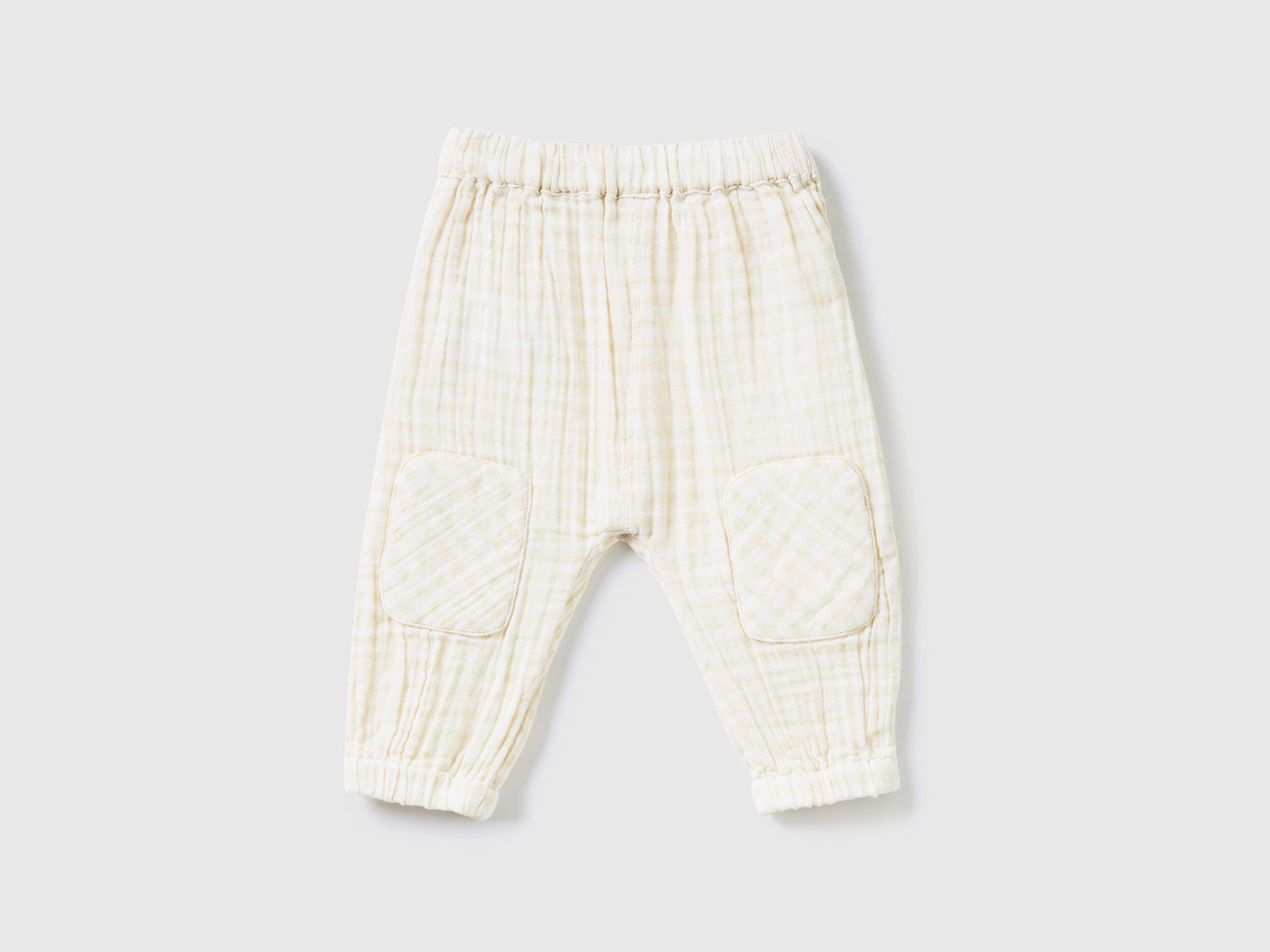 Vichy Trousers In Pure Cotton - 01