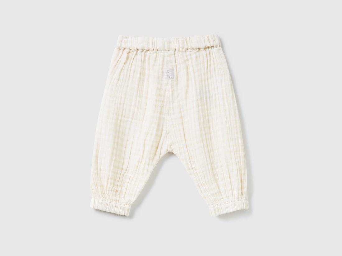 Vichy Trousers In Pure Cotton - 02