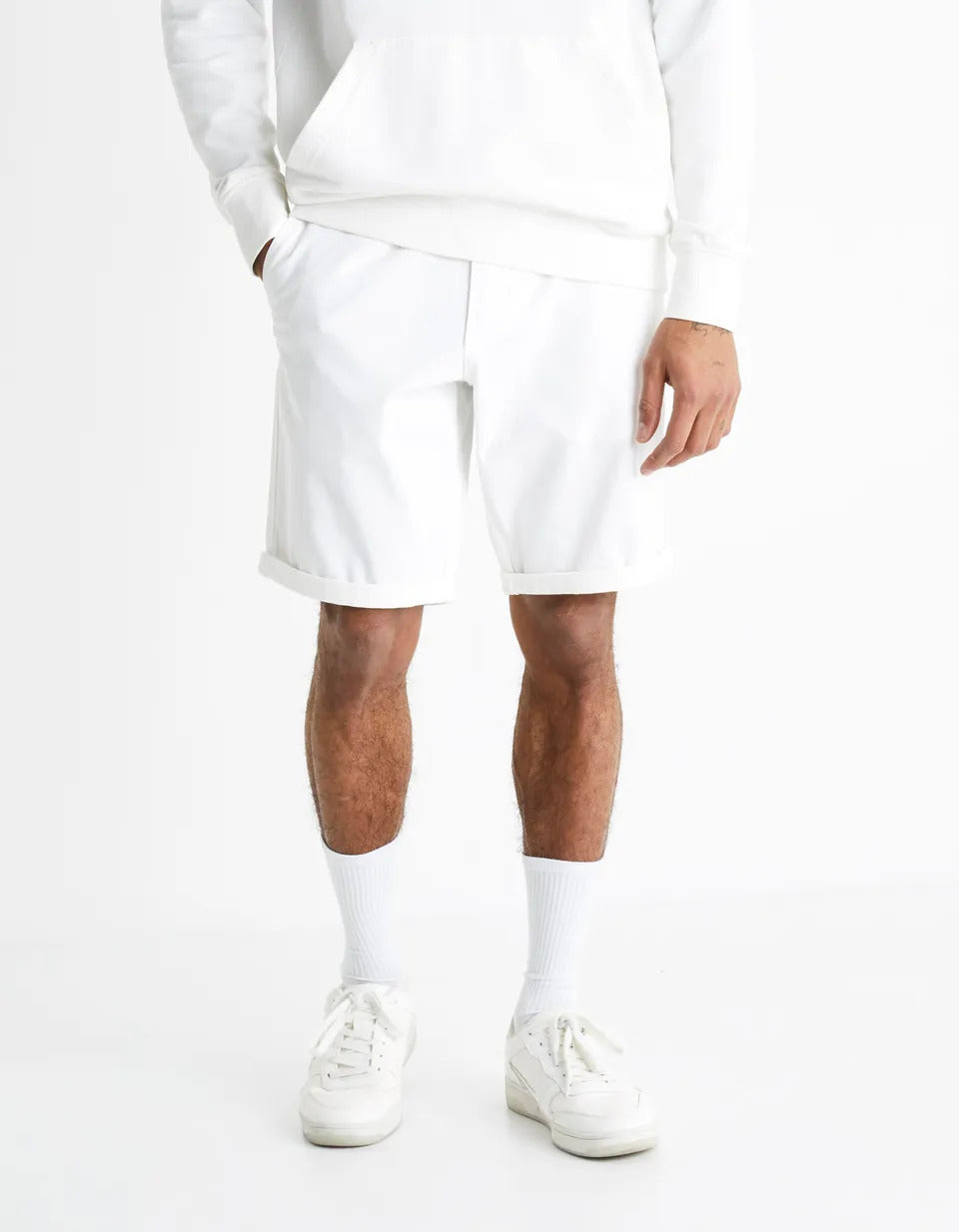 White Chino Shorts