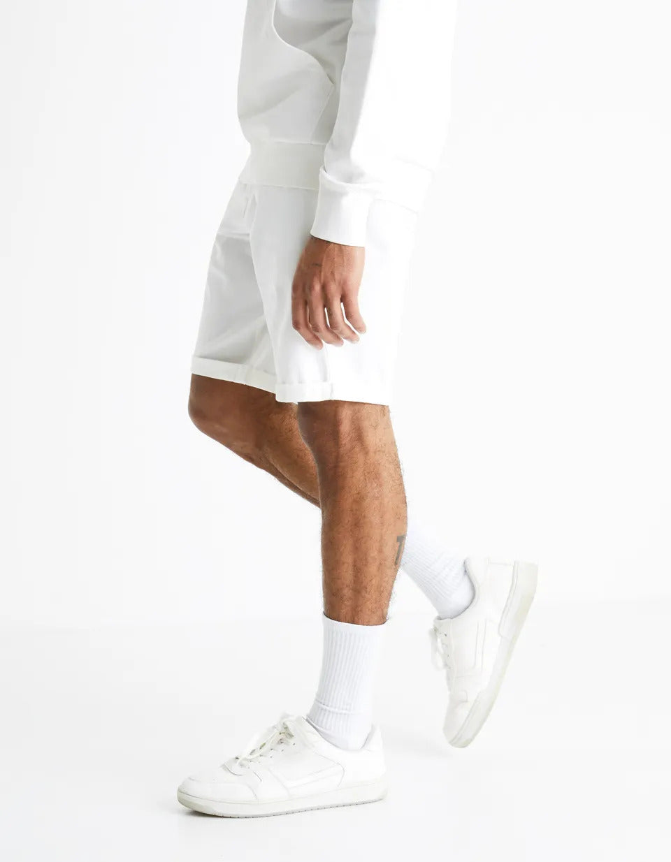 White Chino Shorts