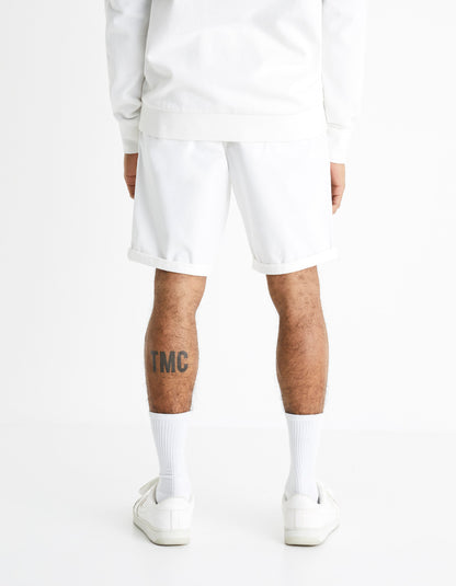 White Chino Shorts