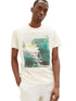 White Short Sleeve Graphic T-Shirt Tom Tailor