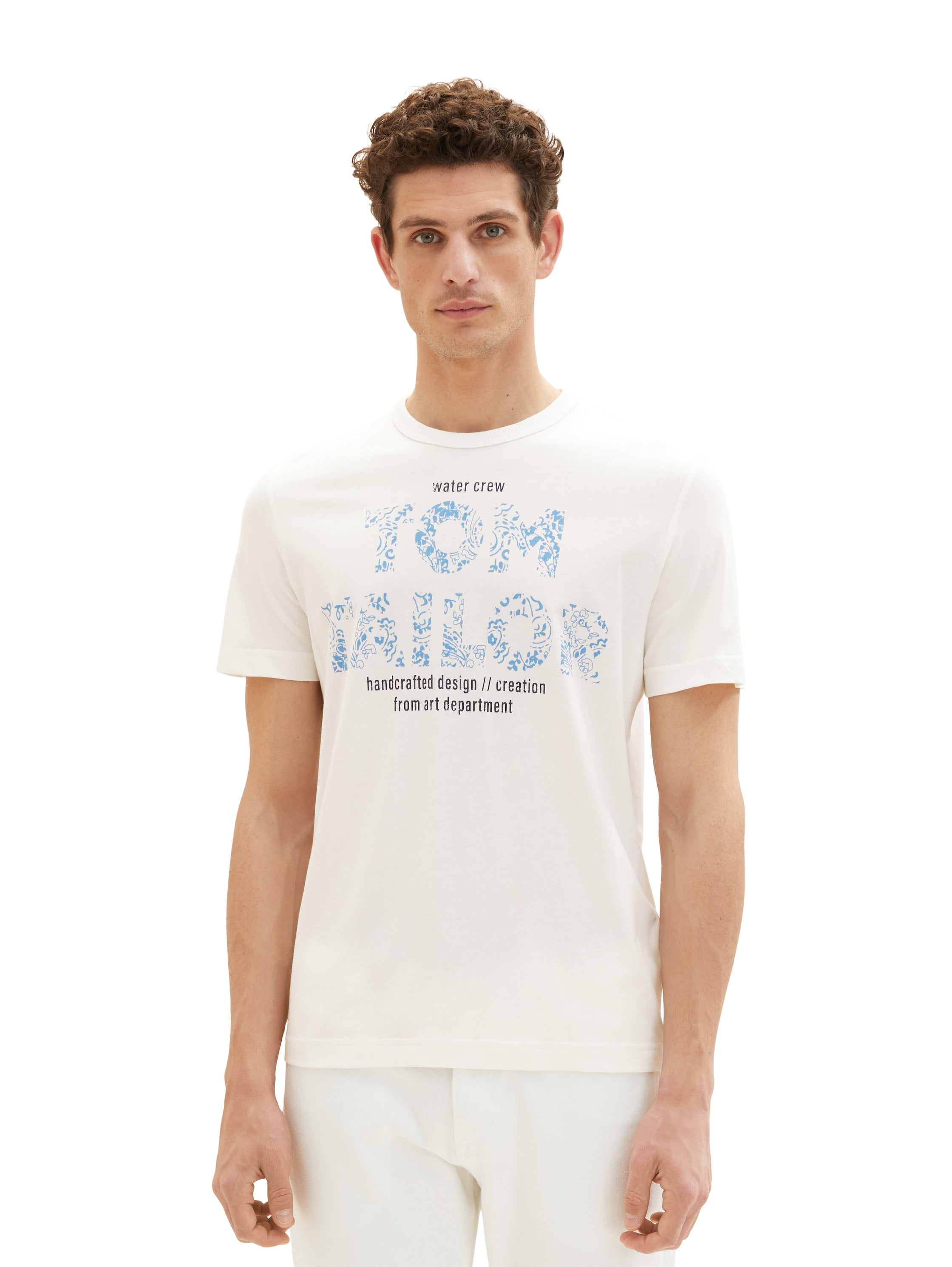 White Short Sleeve Graphic T-Shirt - BEVAVA