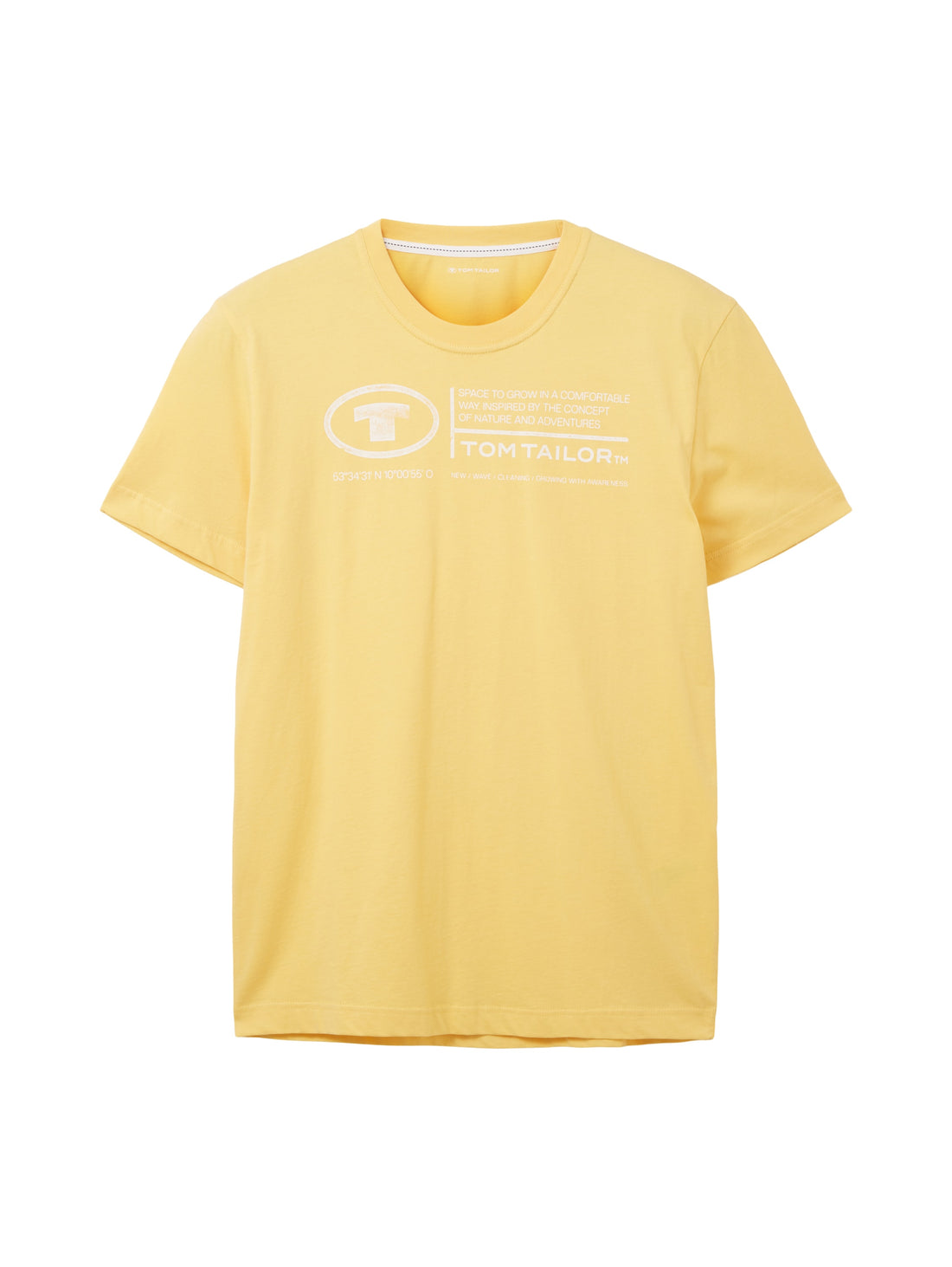 Yellow Short Sleeve Graphic T-Shirt